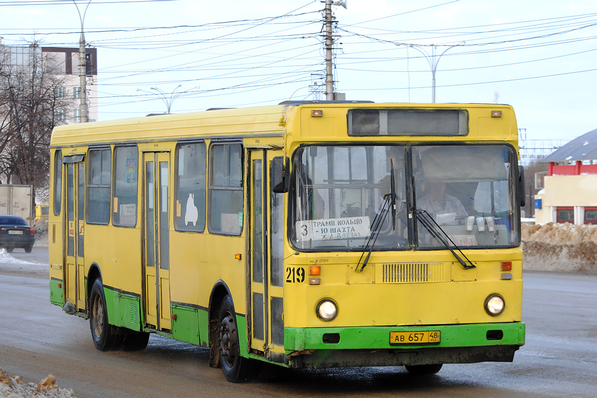 Липецкая область, ЛиАЗ-5256.40 № 219