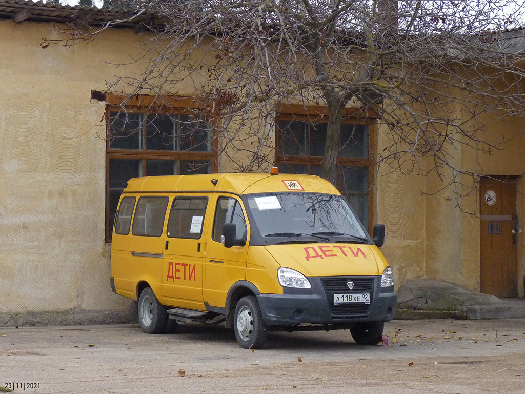 Севастополь, ГАЗ-322121 (X96) № А 118 ХЕ 92