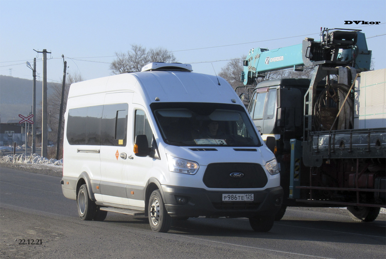 Приморский край, Sollers Bus B-CF (Ford Transit) № Р 986 ТЕ 125