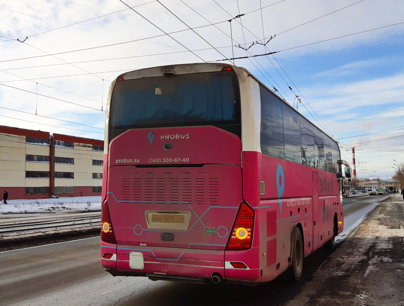 Свердловская область, Yutong ZK6122H9 № КМ 903 66