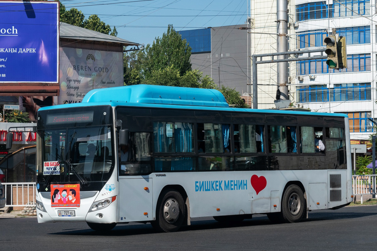 Кыргызстан, Yutong ZK6108HGH № 01 727 AG