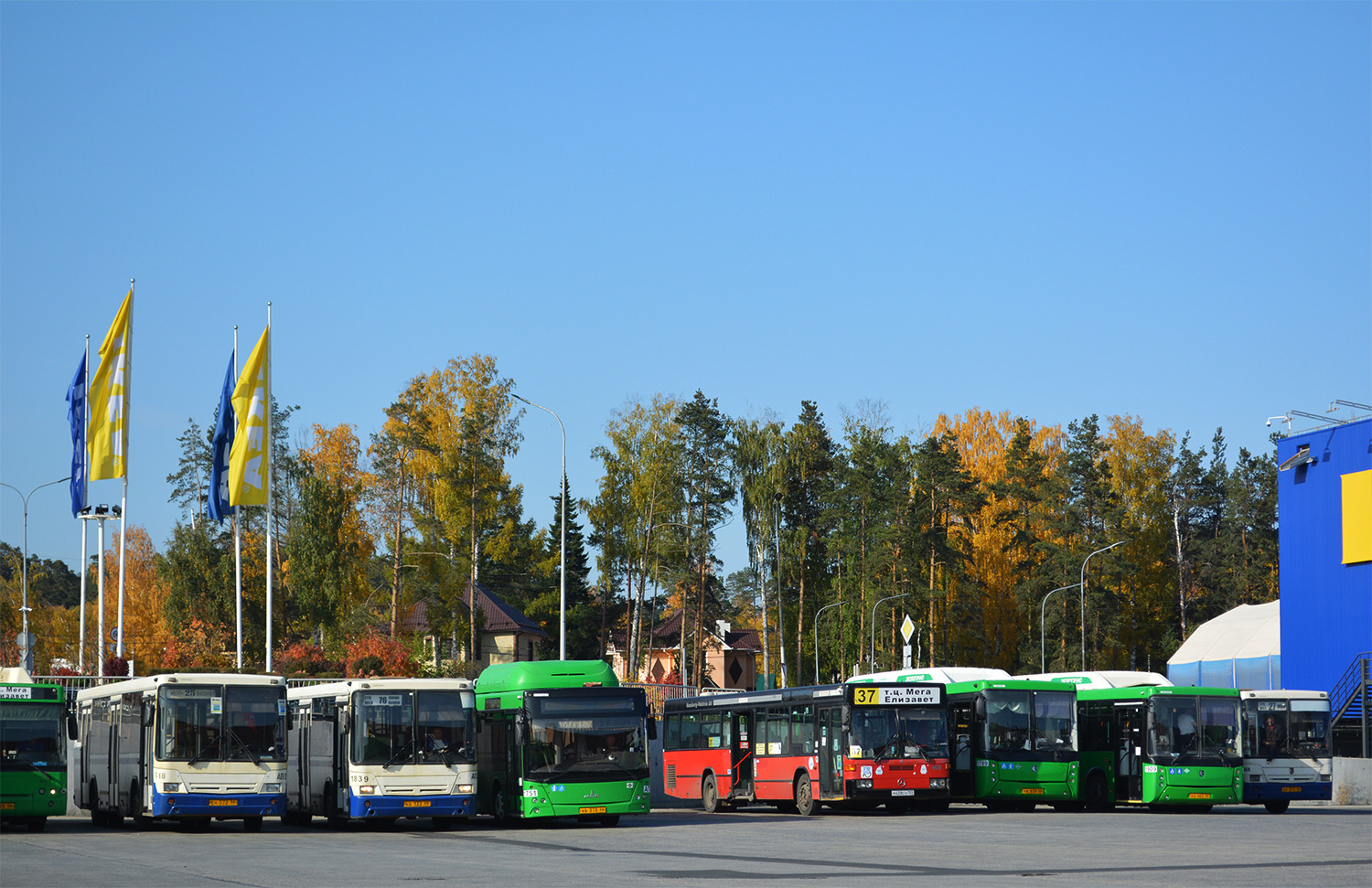Sverdlovsk region — Bus stations, finish stations and stops