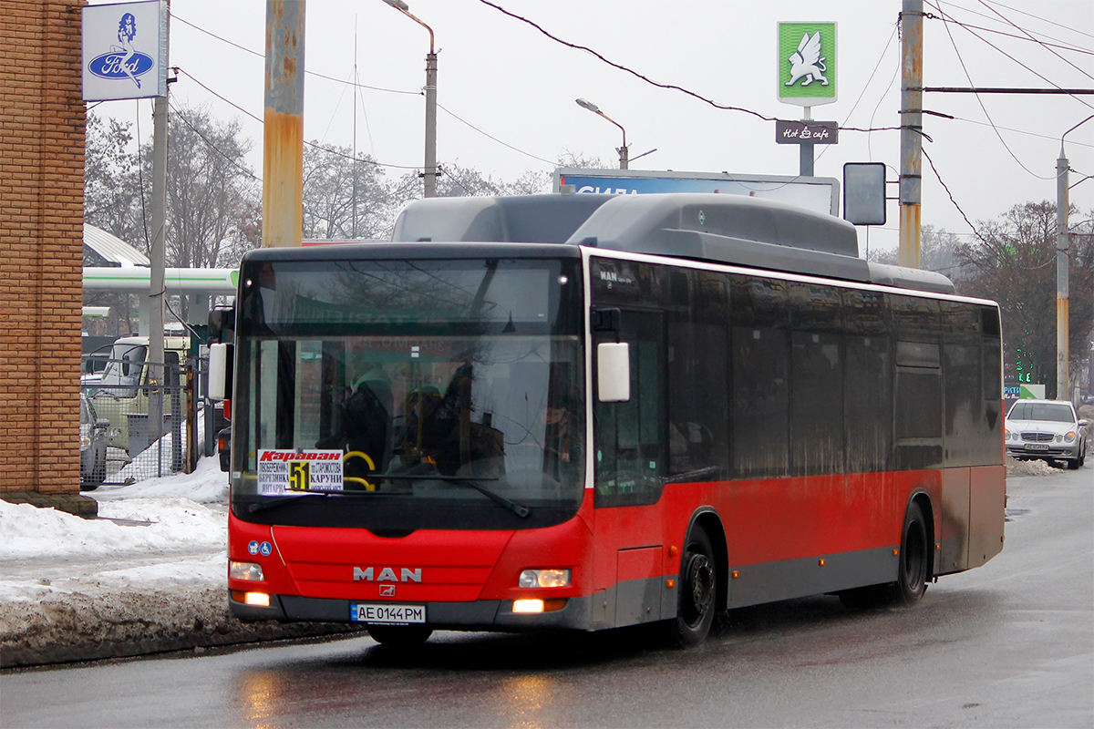 Днепропетровская область, MAN A21 Lion's City NL273 LPG № AE 0144 PM