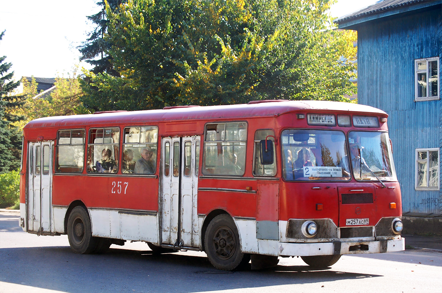 Тверская область, ЛиАЗ-677М № М 257 АС 69