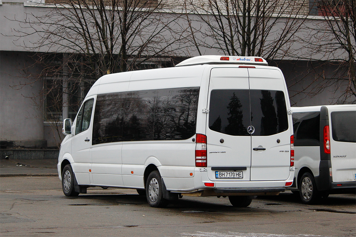 Одесская область, Mercedes-Benz Sprinter W906 316CDI № BH 7170 HE