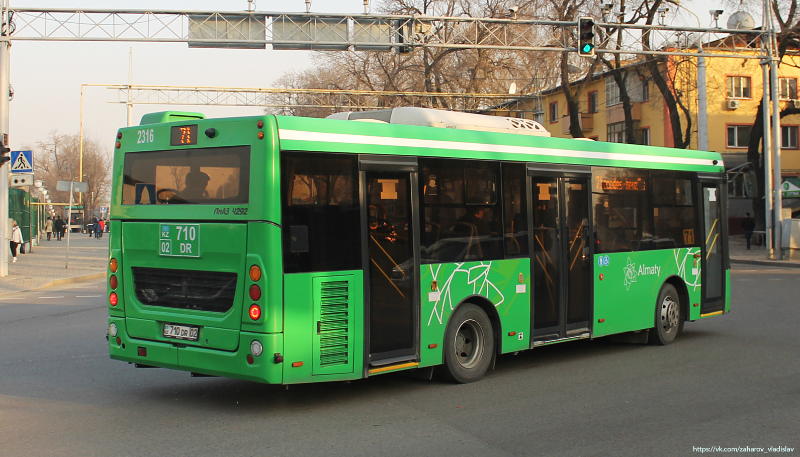 Алматы, ЛиАЗ-4292.60 (1-2-1) № 2316