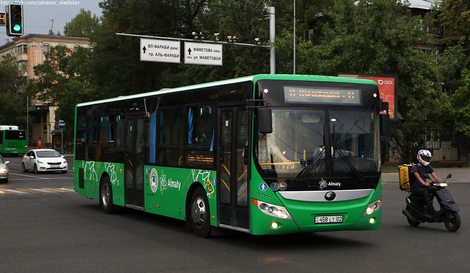 Алматы, Yutong ZK6118HGA (СарыаркаАвтоПром) № 458 LT 02