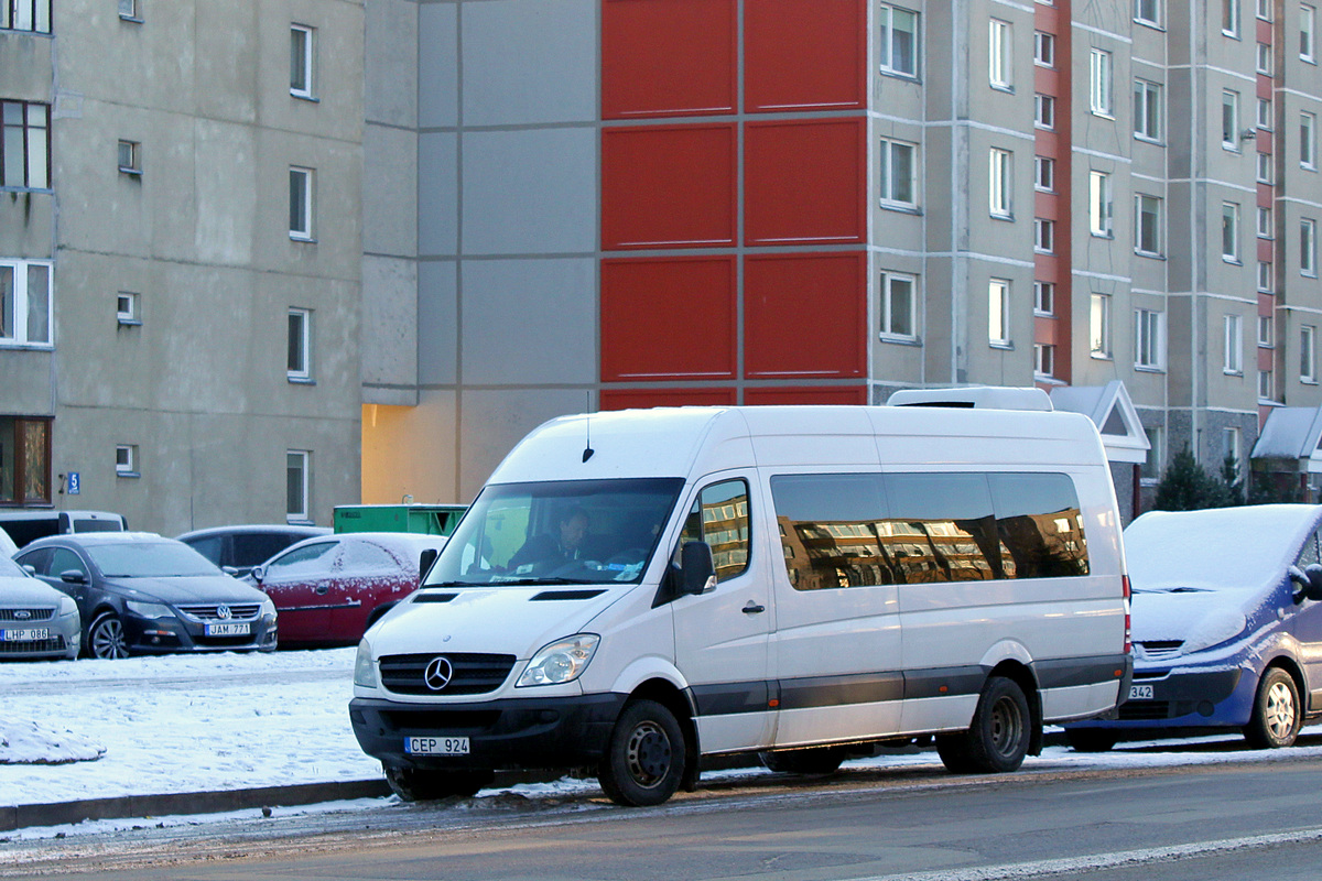 Литва, Mercedes-Benz Sprinter W906 518CDI № CEP 924