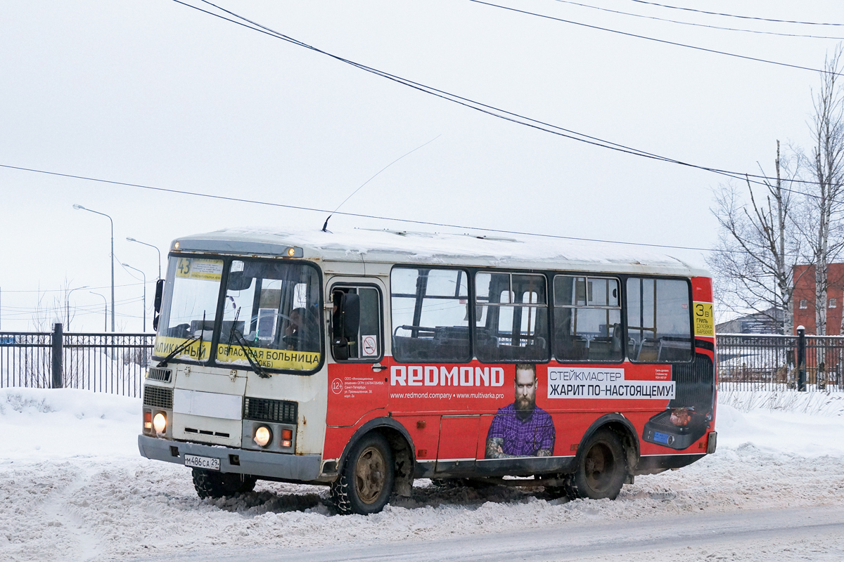 Архангельская область, ПАЗ-32054 № М 486 СА 29