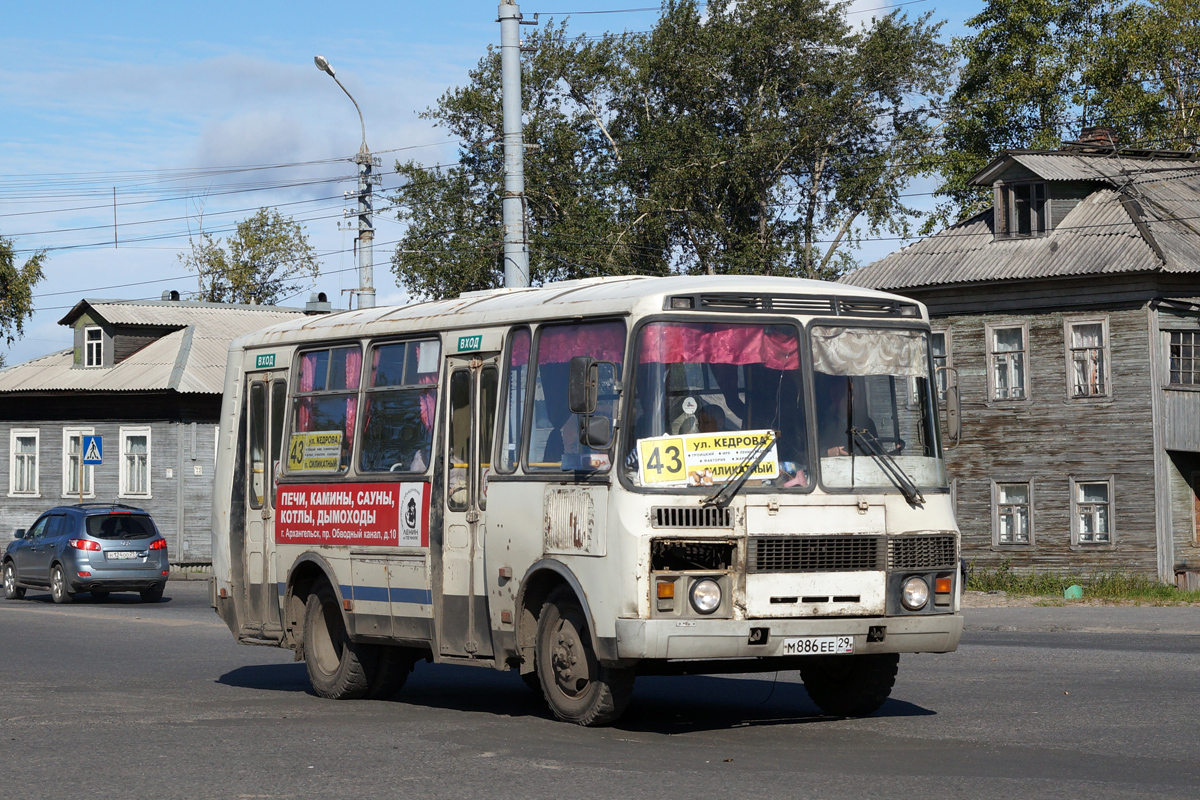 Архангельская область, ПАЗ-32054 № М 886 ЕЕ 29