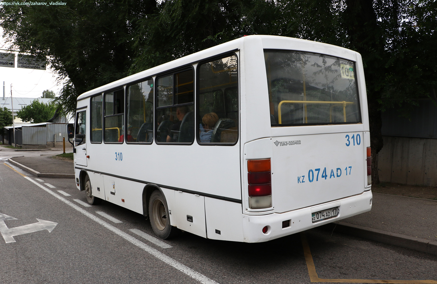 Алматы, ПАЗ-320402-04 № 310