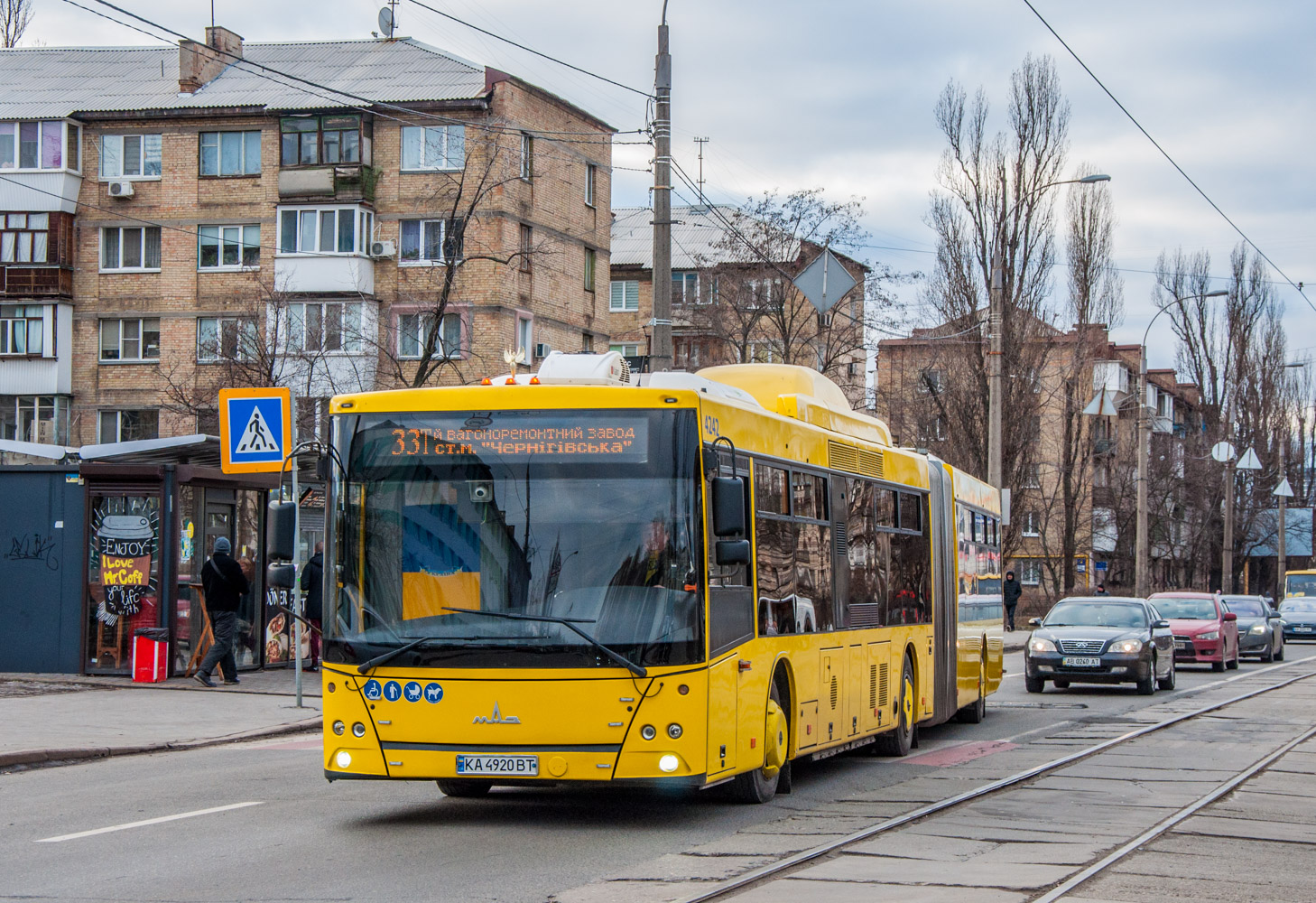 Киев, МАЗ-215.069 № 4242