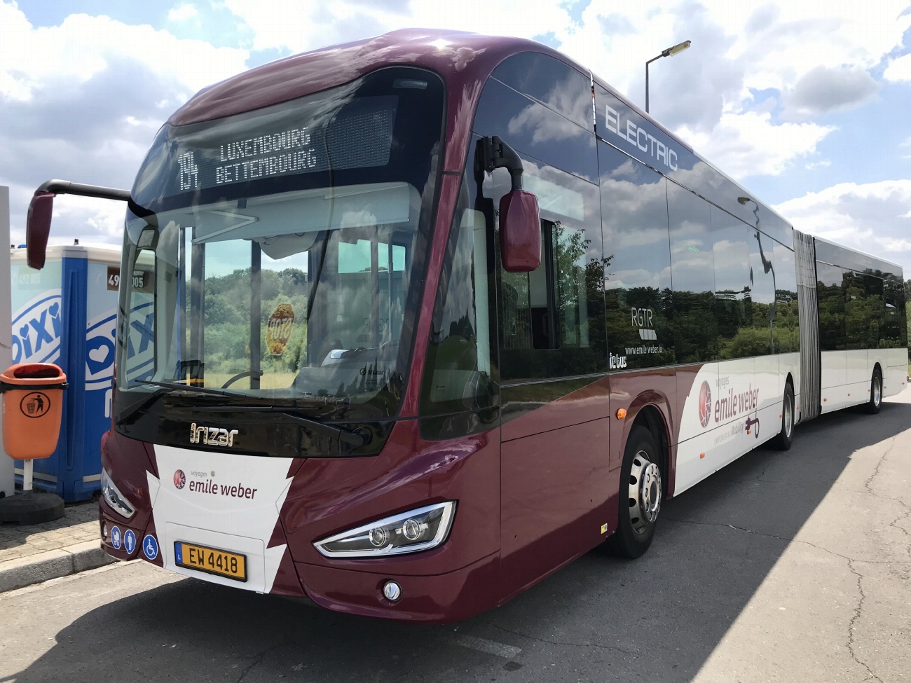 Люксембург, Irizar i2e 18 № EW 4418
