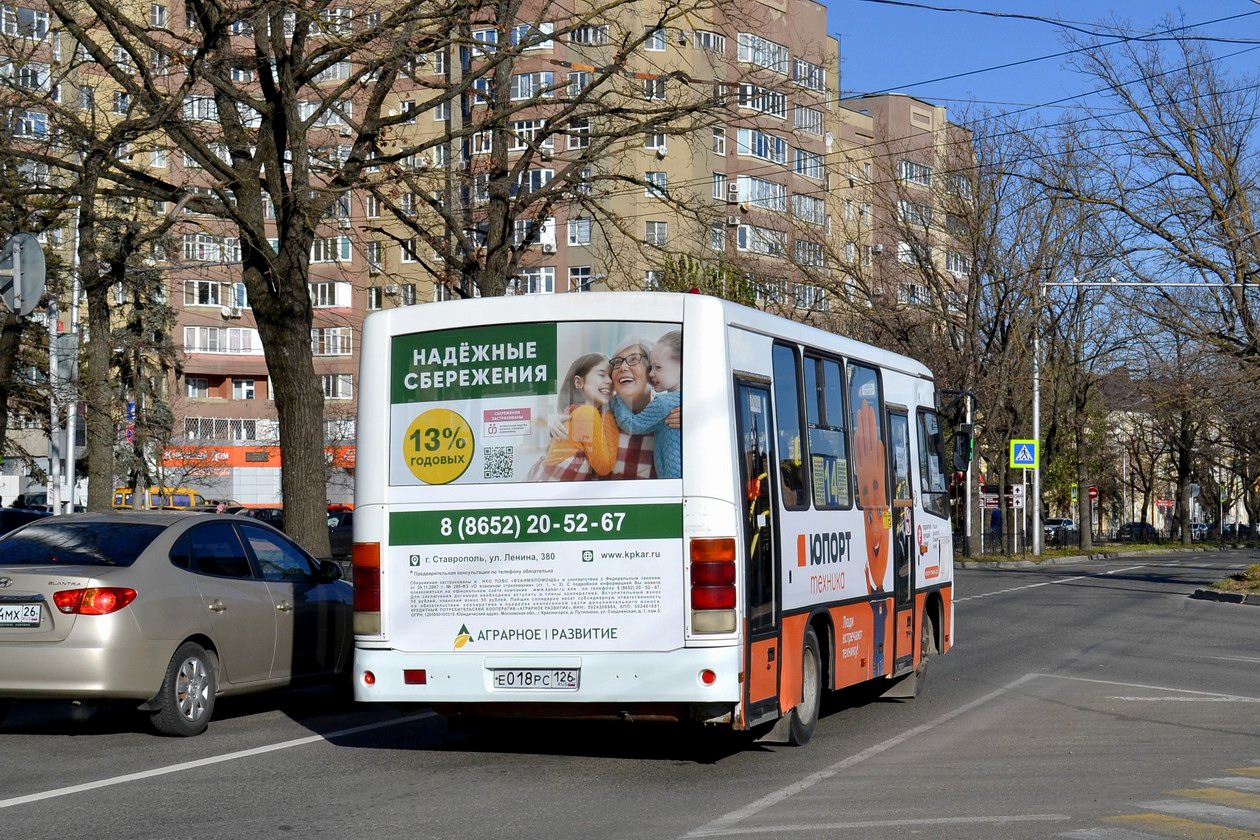 Ставропольский край, ПАЗ-320302-08 № Е 018 РС 126 Ставропольский край, ПАЗ-320302-08 № Е 018 РС 126