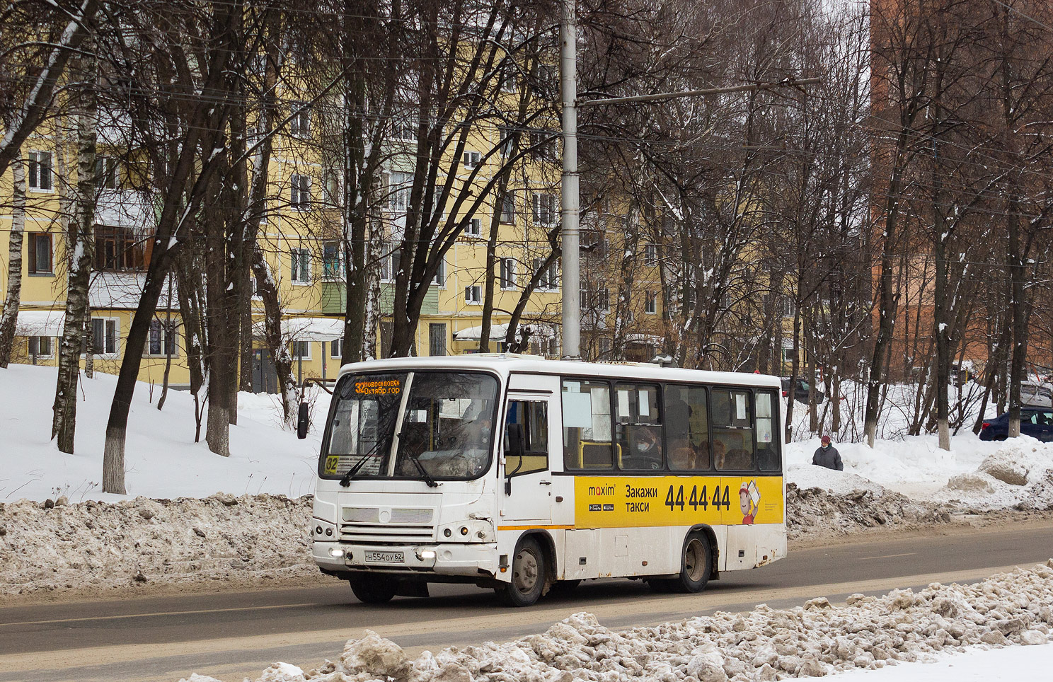 Рязанская область, ПАЗ-320402-03 № Н 554 ОУ 62