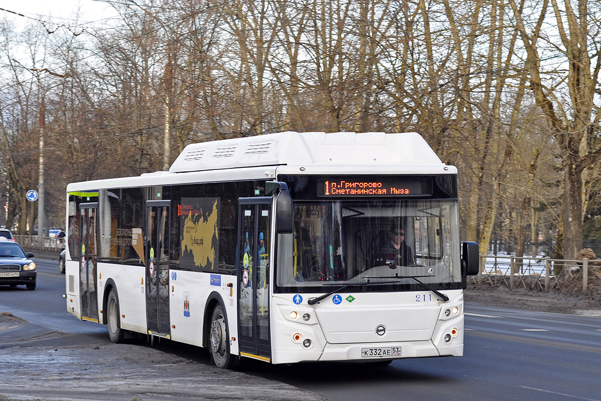 Новгородская область, ЛиАЗ-5292.67 (CNG) № 211