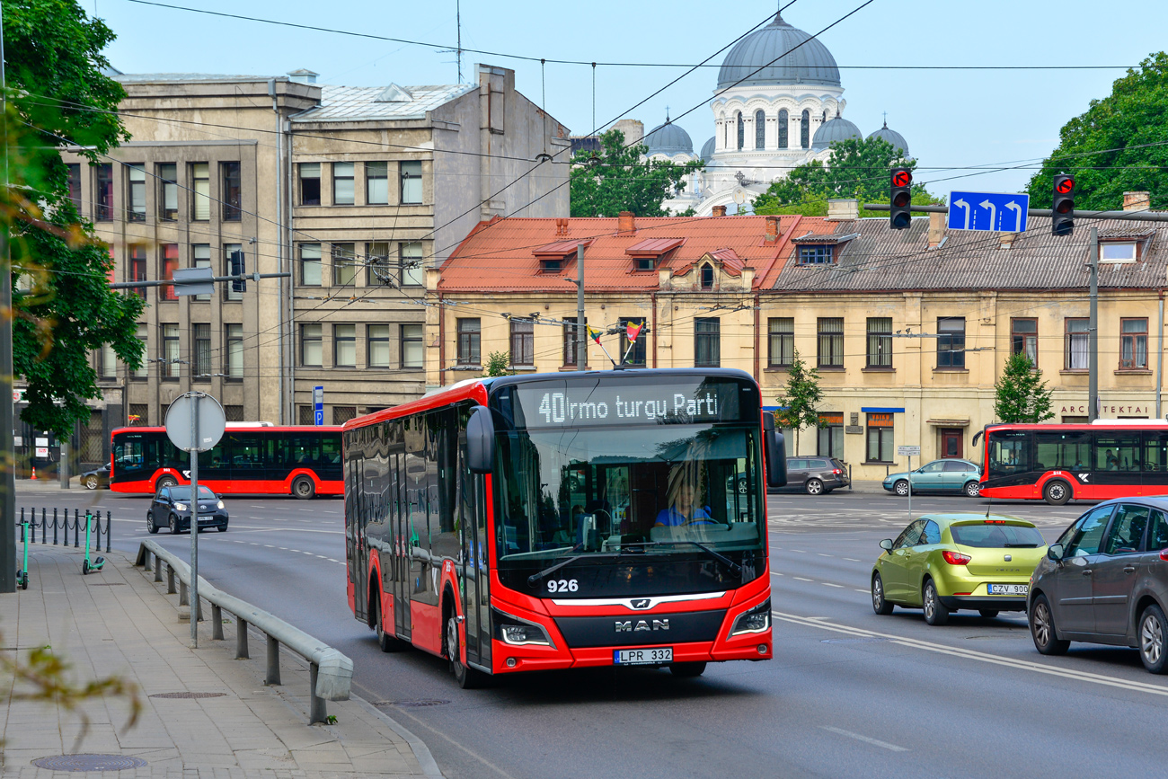 Литва, MAN 12C Lion's City 12 NL330 EfficientHybrid № 926