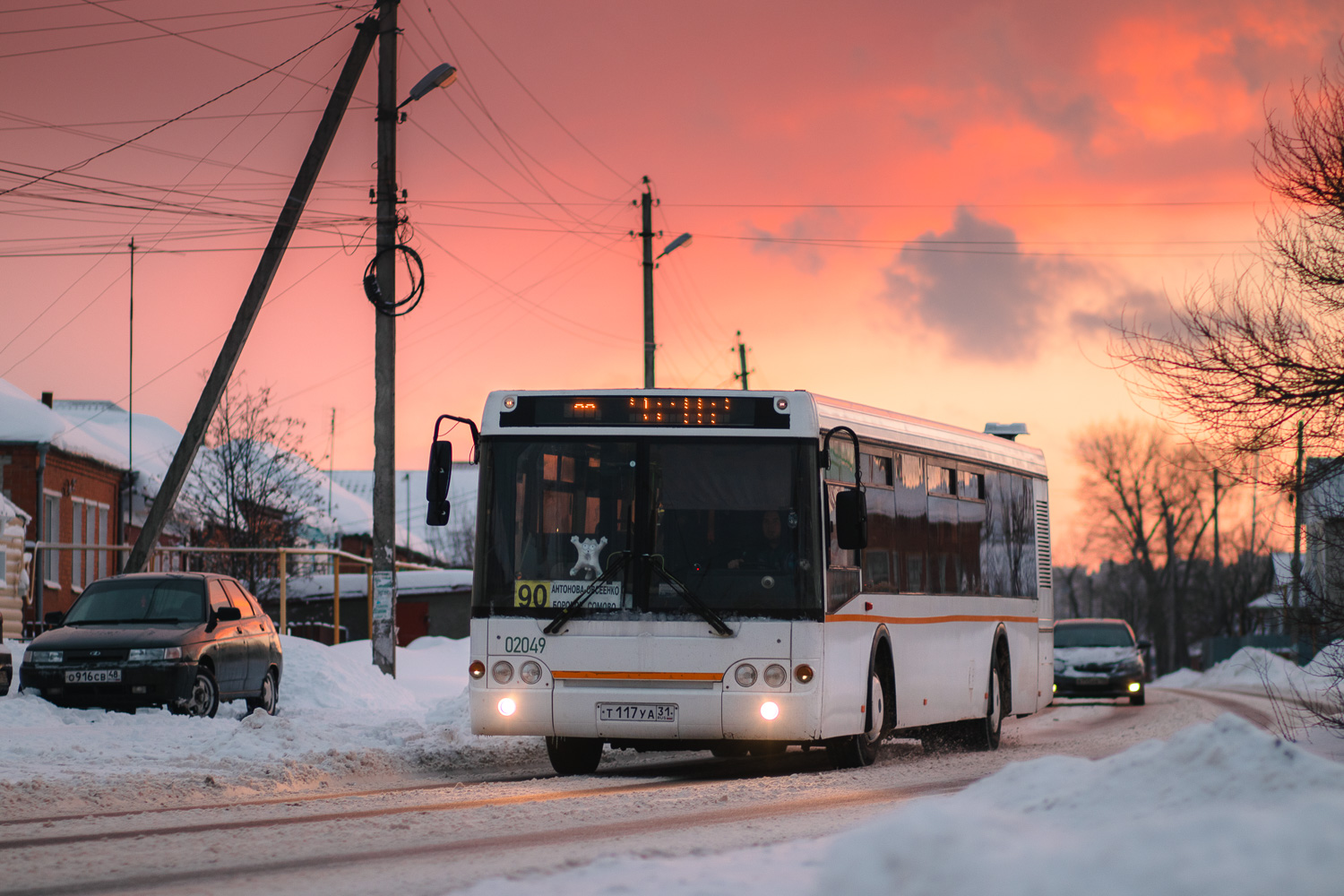 Voronezh region, LiAZ-5292.20 # 02049
