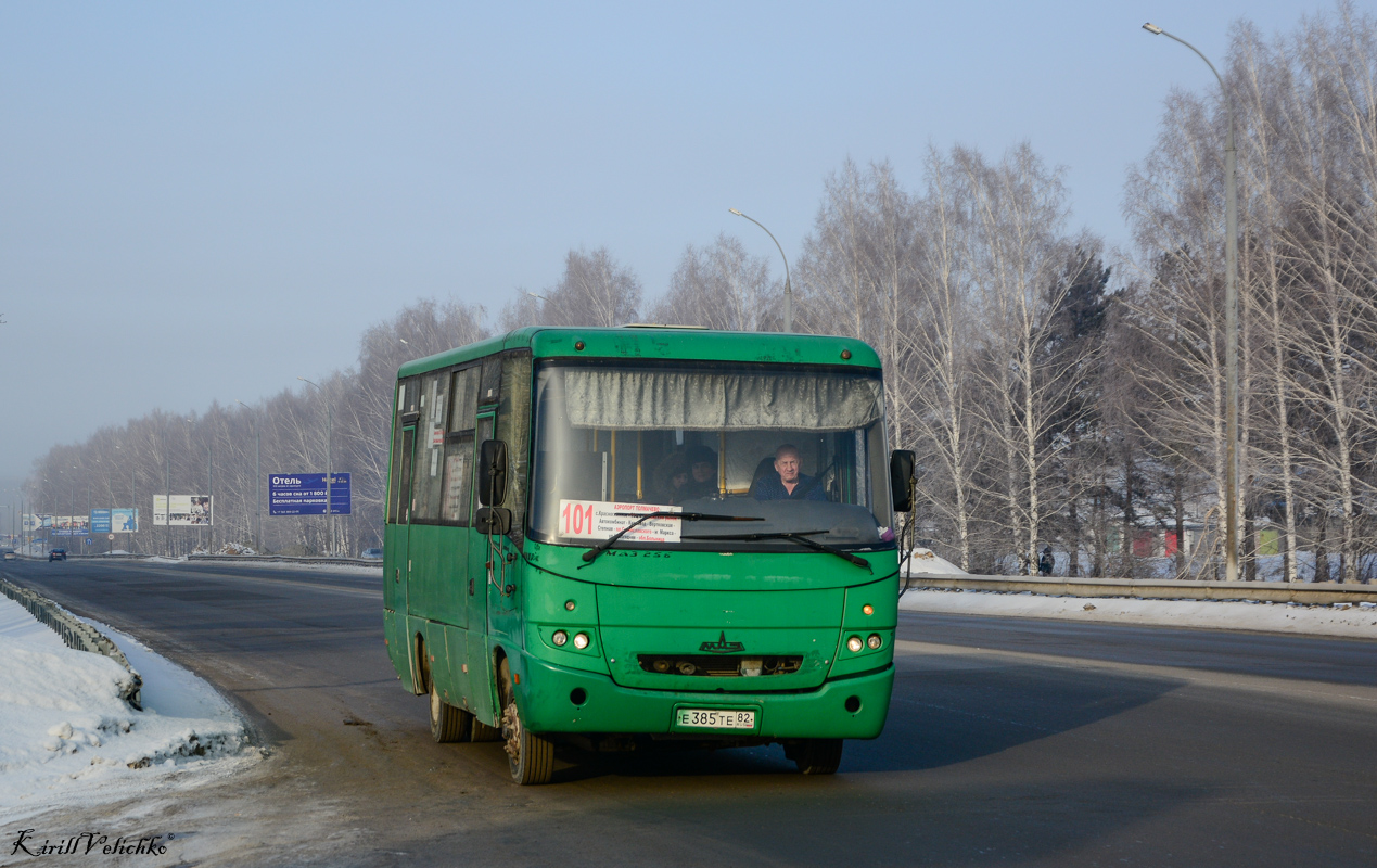 Новосибирская область, МАЗ-256.270 № Е 385 ТЕ 82