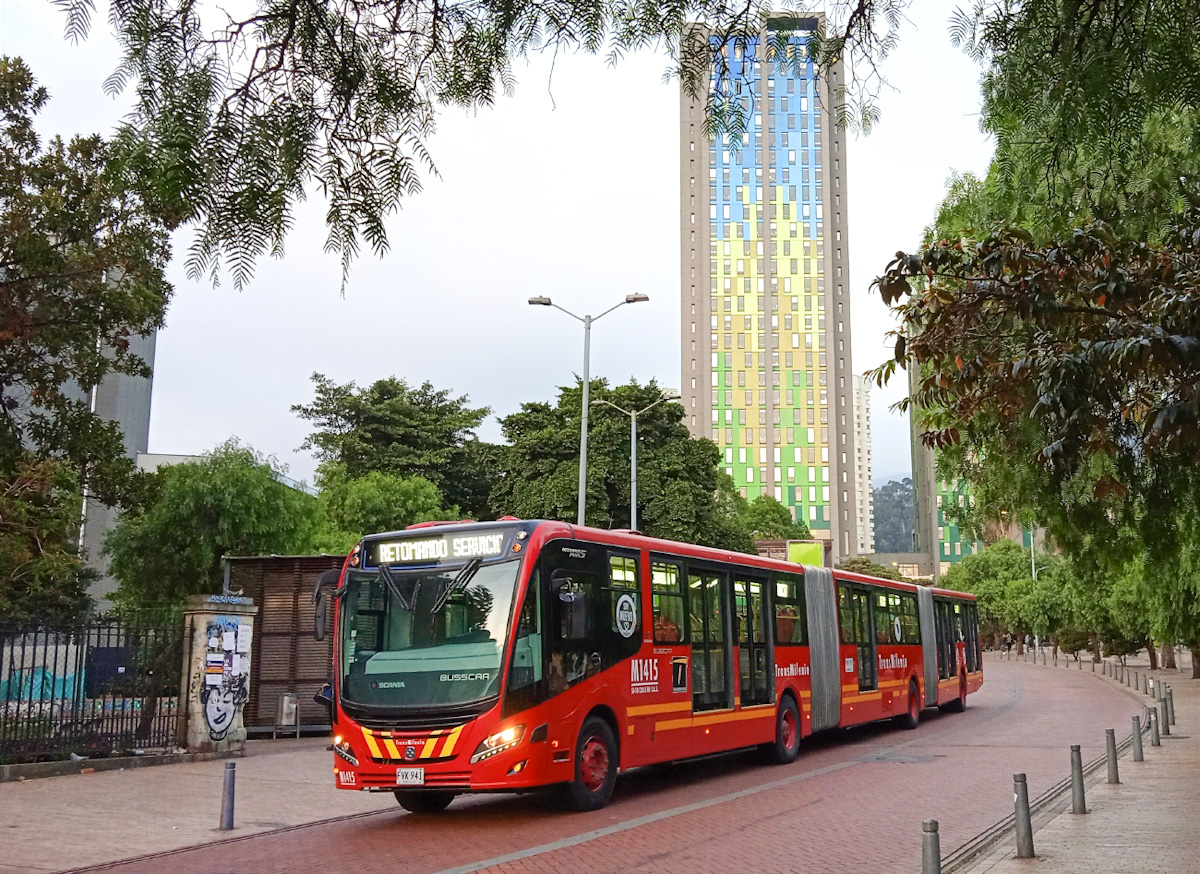 Колумбия, Busscar Urbanuss Pluss S5 BRT № M1415