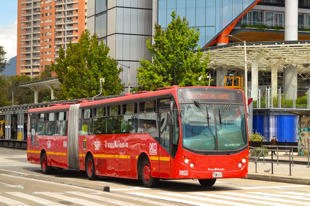 Колумбия, Busscar Urbanuss Pluss S3 № D023