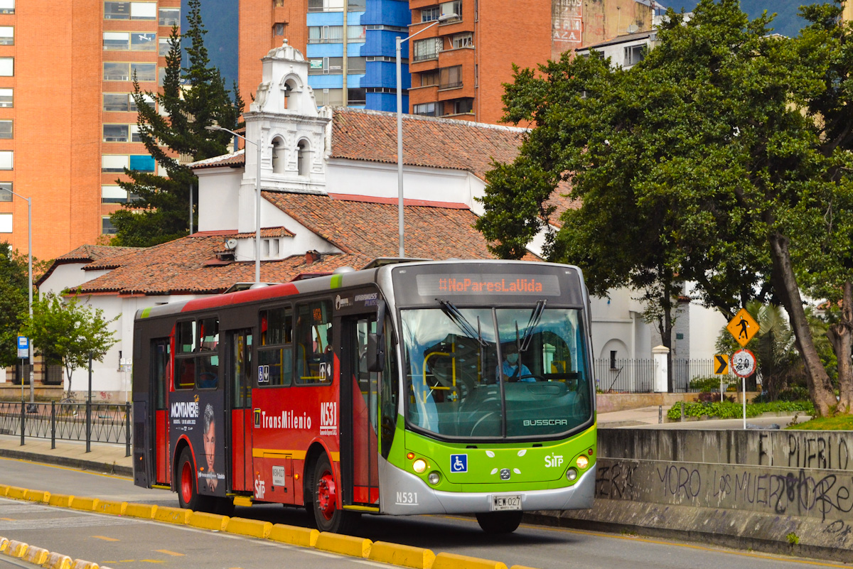 Колумбия, Busscar Urbanuss Pluss S3 № N531
