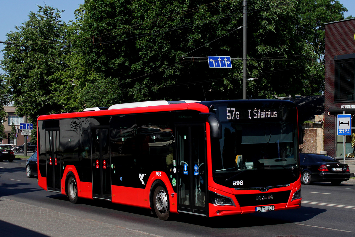 Литва, MAN 12C Lion's City 12 NL330 EfficientHybrid № 998