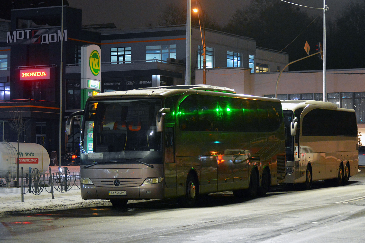 Киев, Mercedes-Benz O580-16RHD Travego M № AA 3344 MC