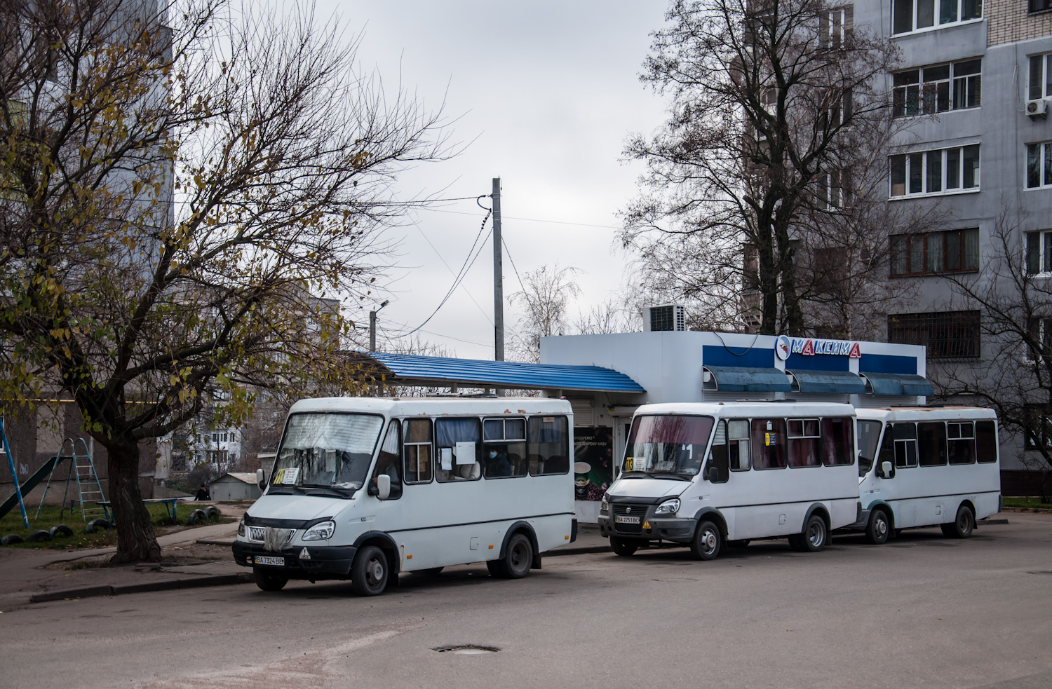 Kirovograd region, BAZ-2215 "Delfin" sz.: BA 7324 BB; Kirovograd region, BAZ-2215 "Delfin" sz.: BA 2751 BC