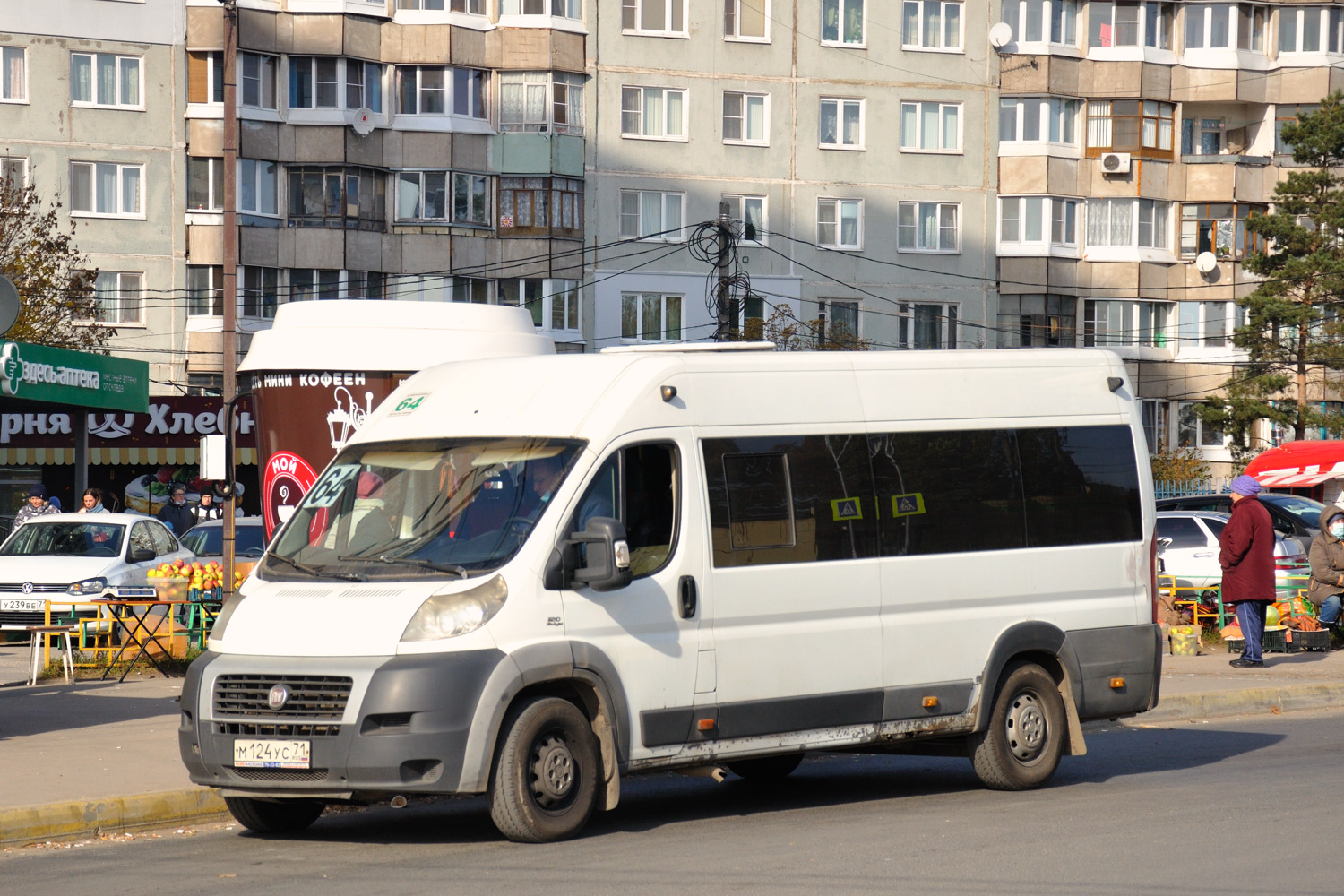 Тульская область, Нижегородец-FST613 (FIAT Ducato) № М 124 УС 71