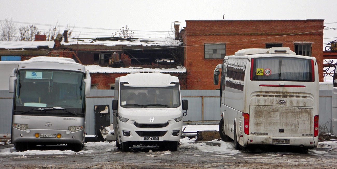 Ростовская область, Higer KLQ6119TQ № Н 387 КУ 161; Ростовская область, Неман-420234-511 № М 336 ЕР 761; Ростовская область, Higer KLQ6129Q № Т 549 ХМ 161