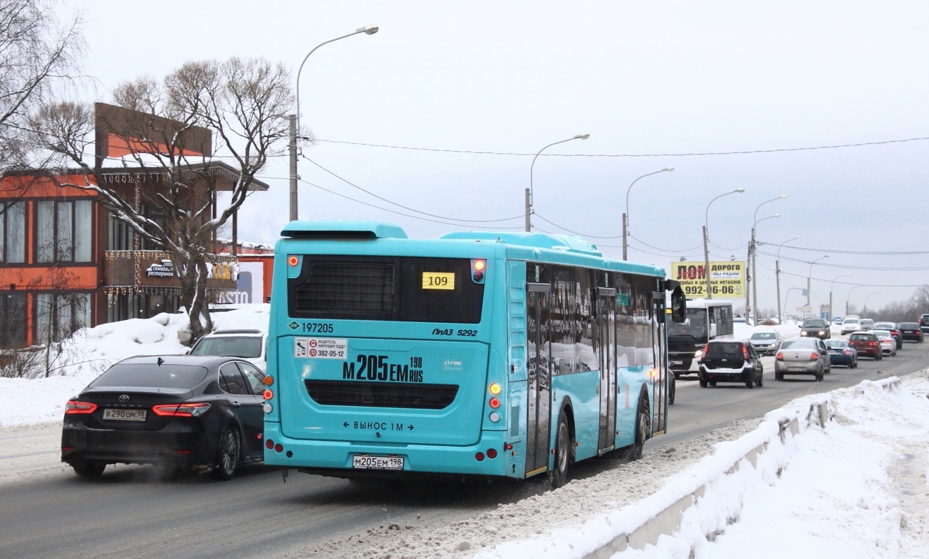 Санкт-Петербург, ЛиАЗ-5292.67 (LNG) № М 205 ЕМ 198
