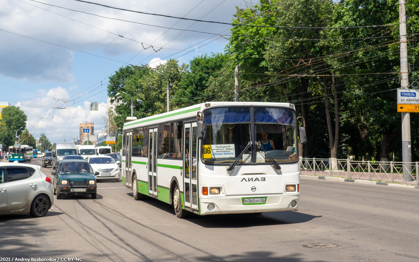 Брянская область, ЛиАЗ-5256.60 № 187