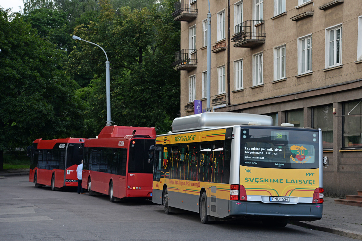 Литва, MAN A21 Lion's City NL273 CNG № 940