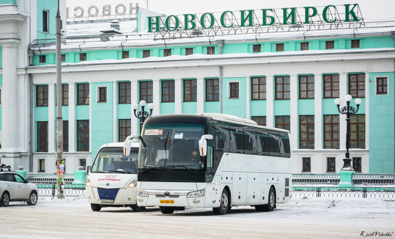 Алтайский край, Yutong ZK6122H9 № АЕ 434 22