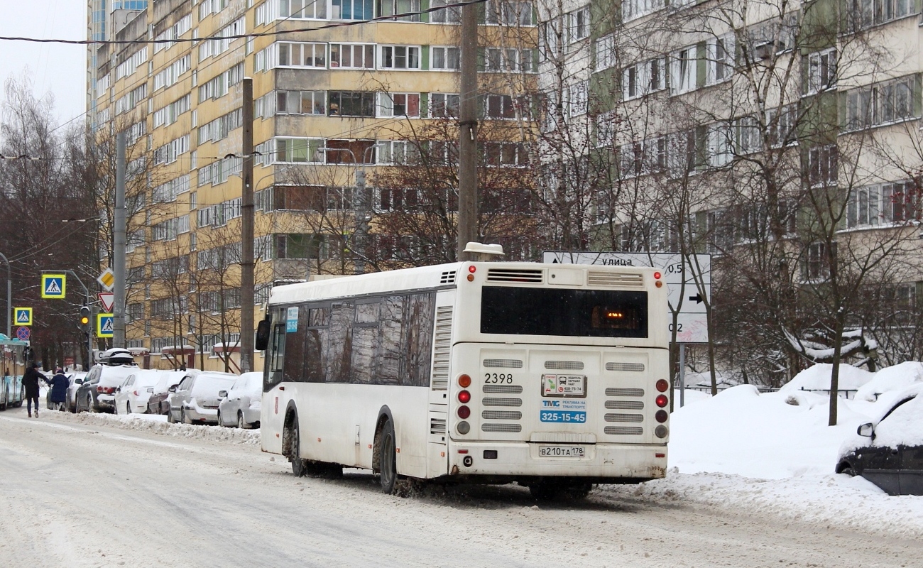 Санкт-Петербург, ЛиАЗ-5292.60 № 2398