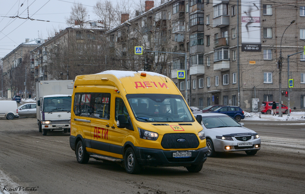 Новосибирская область, Ford Transit FBD [RUS] (X2F.ESG.) № Н 343 УО 154