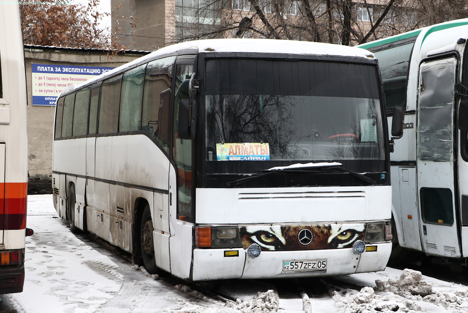 Алматы, Mercedes-Benz O404-15RH-K № 557 ZFZ 05 Алматы, Mercedes-Benz O404-15RH-K № 557 ZFZ 05