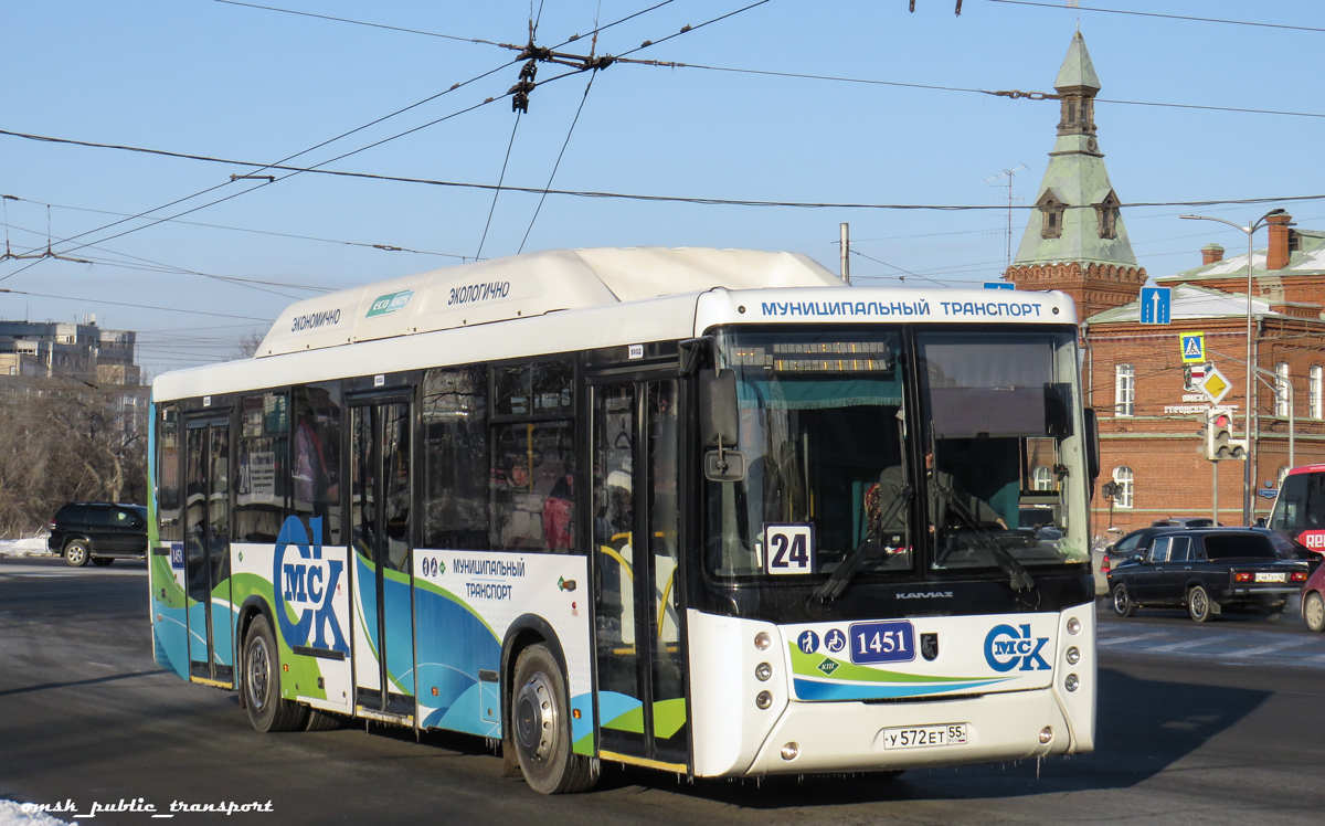 Омская область, НефАЗ-5299-30-56 № 1451