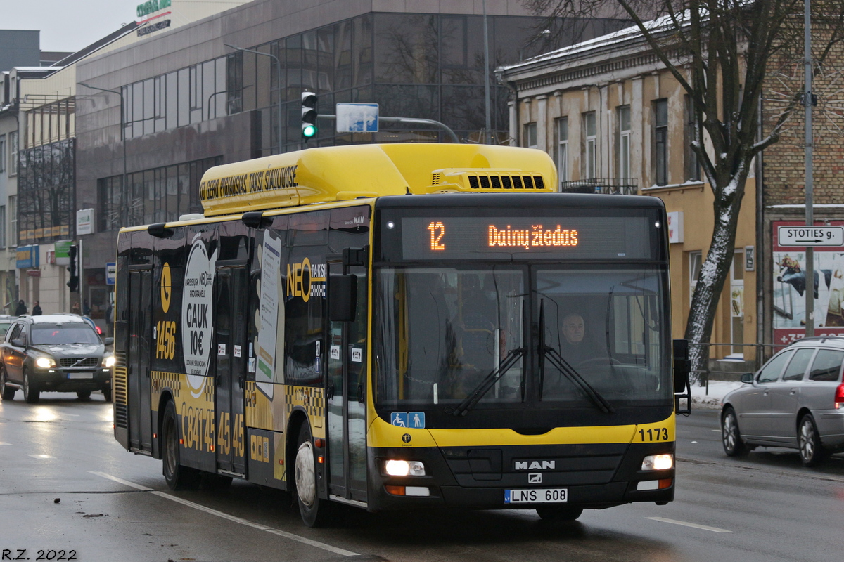 Литва, MAN A21 Lion's City NL243 CNG № 1173