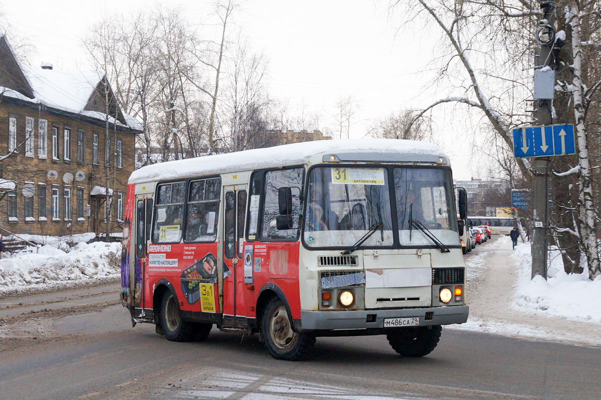 Архангельская область, ПАЗ-32054 № М 486 СА 29