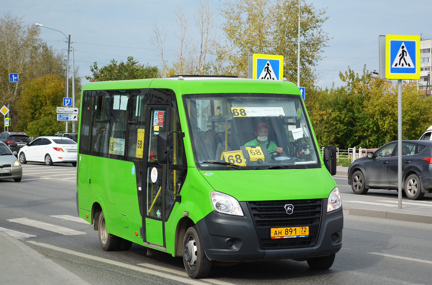 Tumen region, GAZ-A64R45 Next # АН 891 72