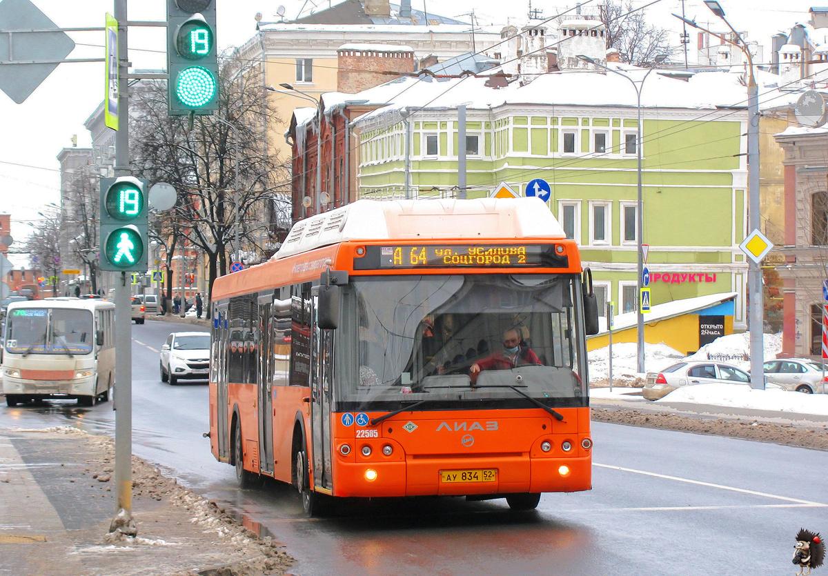 Нижегородская область, ЛиАЗ-5292.67 (CNG) № 22585
