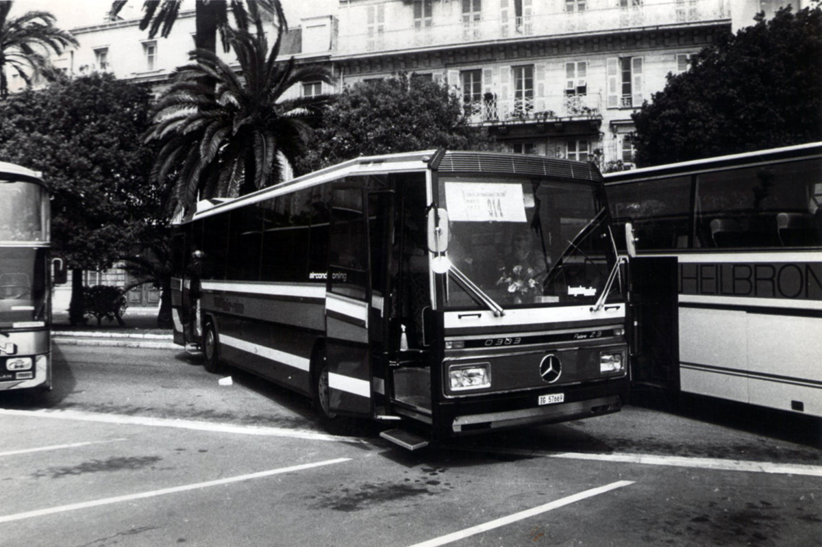 Швейцария, Padane Z № TG 57669; Франция — Автобусная неделя 1977