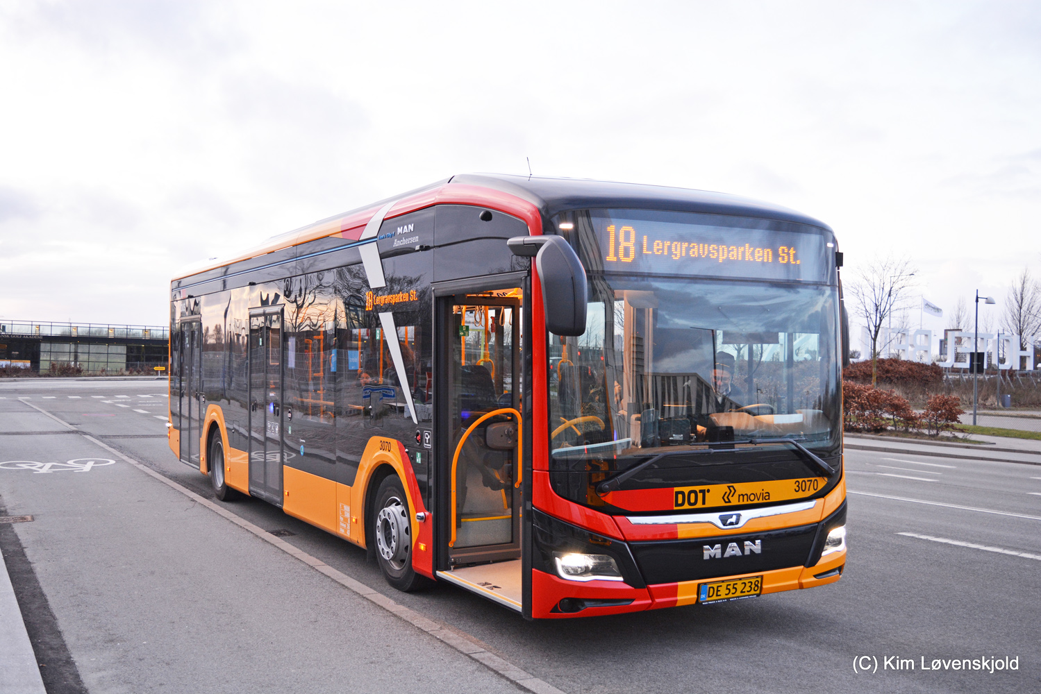 Дания, MAN 12C Lion's City 12 E NL367 № 3070