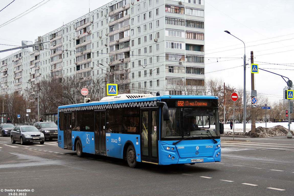 Москва, ЛиАЗ-5292.65 № 151412