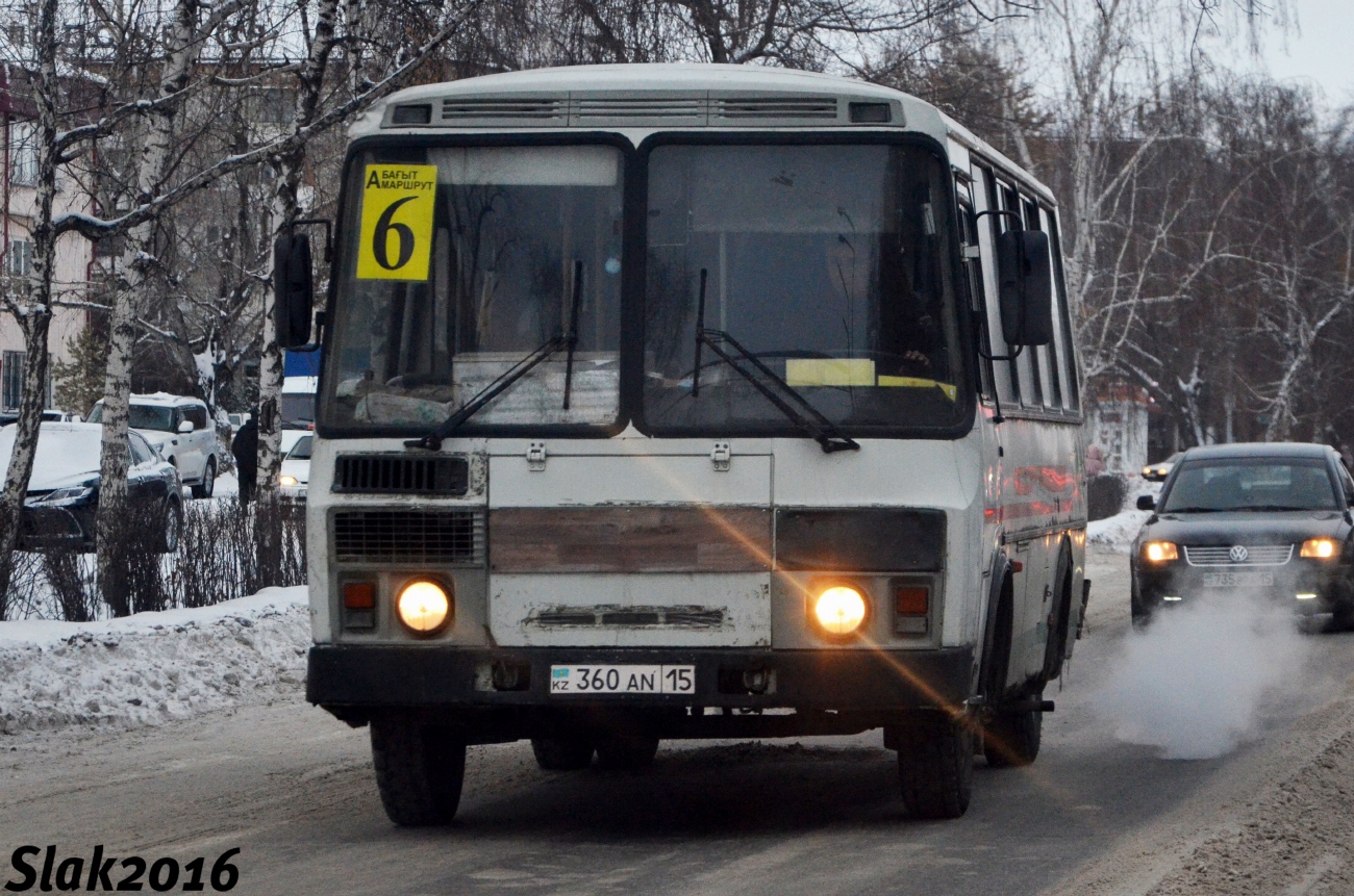 Северо-Казахстанская область, ПАЗ-32054 № 360 AN 15