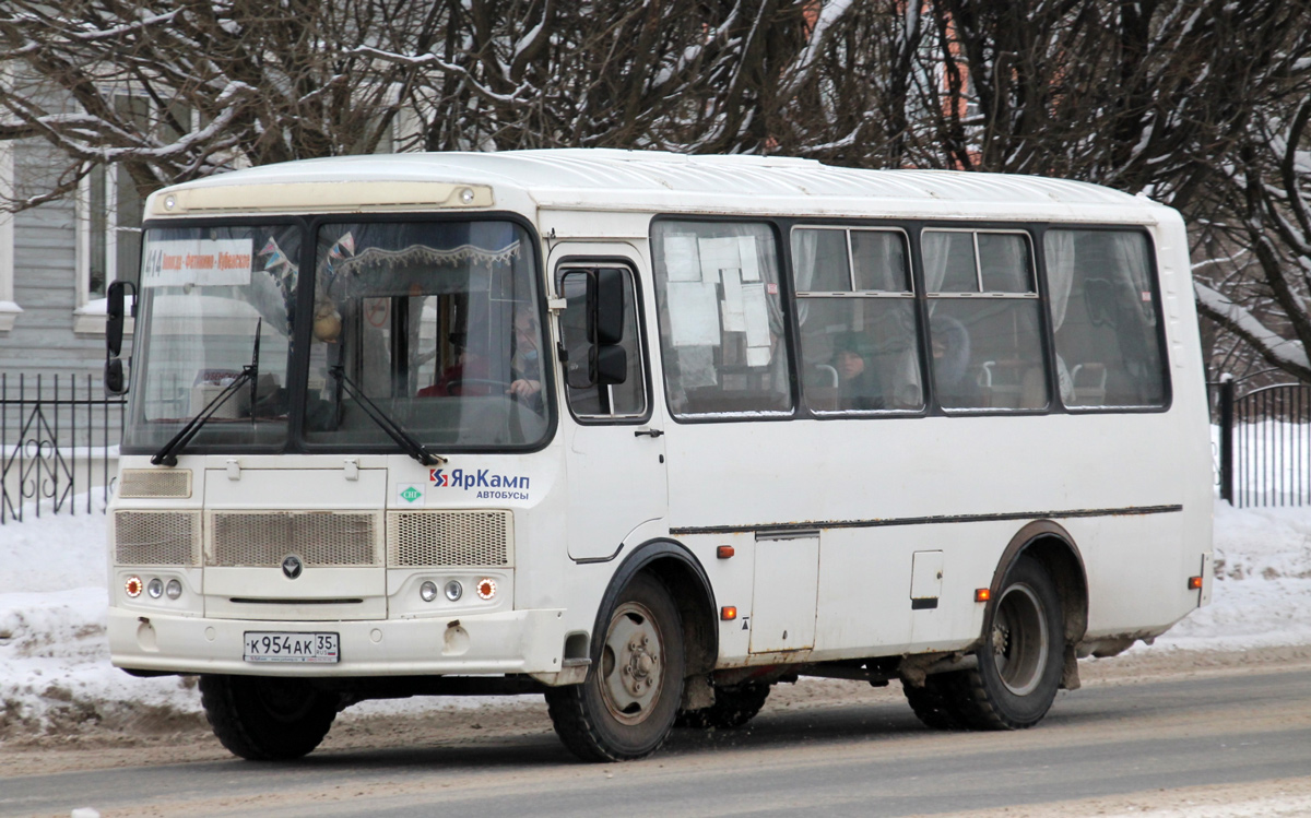 Вологодская область, ПАЗ-320540-22 № К 954 АК 35
