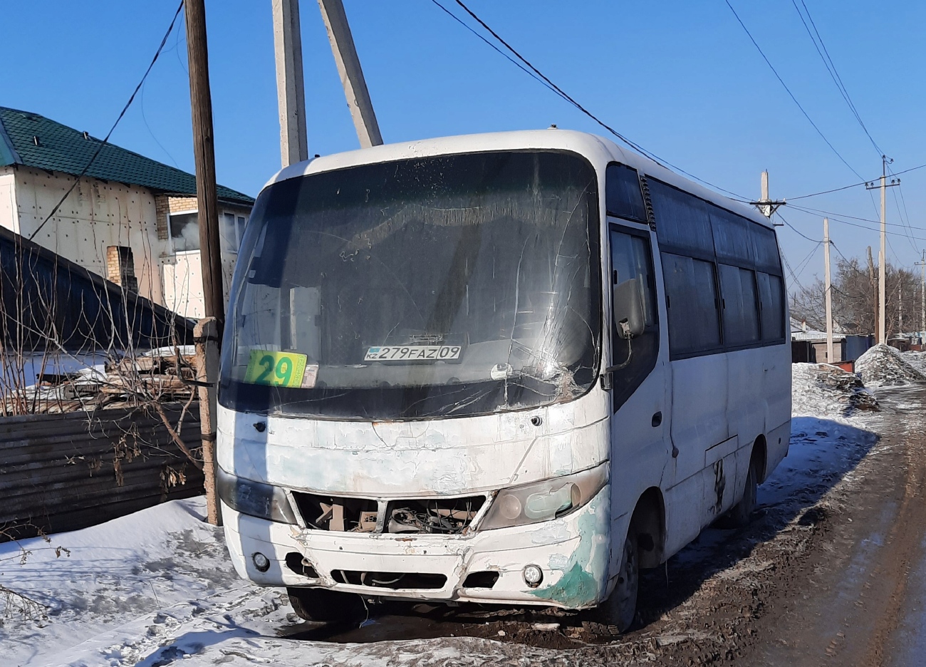 Карагандинская область, Hengshan HSZ6606 № 279 FAZ 09