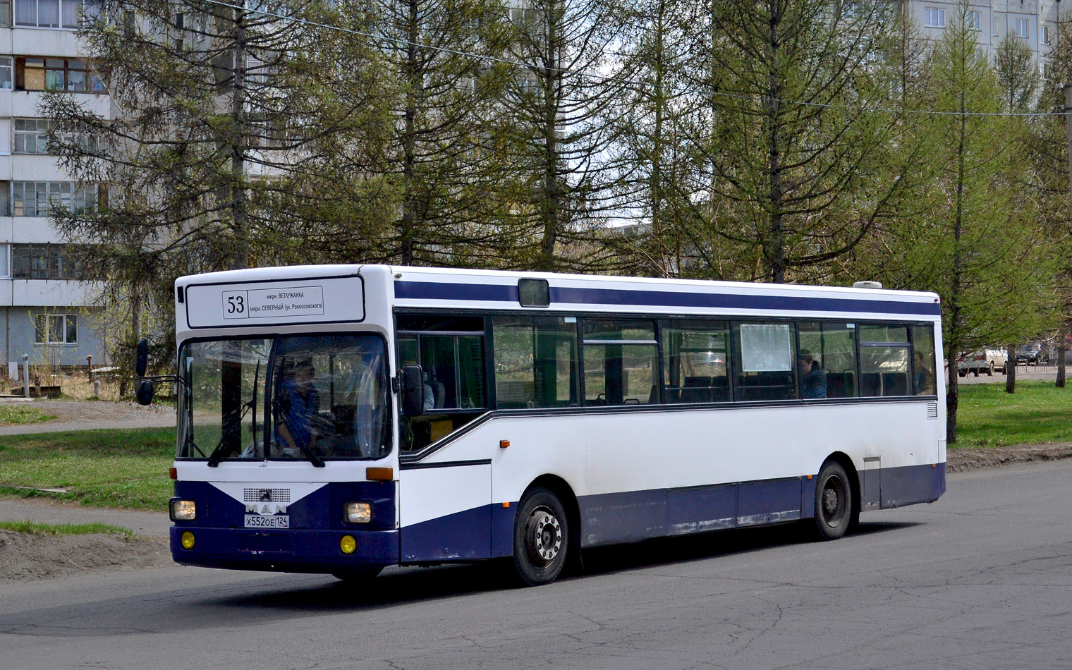 Красноярский край, MAN 791 SL202 № Х 552 ОЕ 124